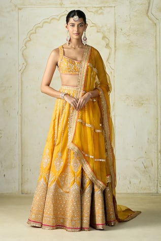 Gopi Vaid Samia Embroidered Lehenga Set 