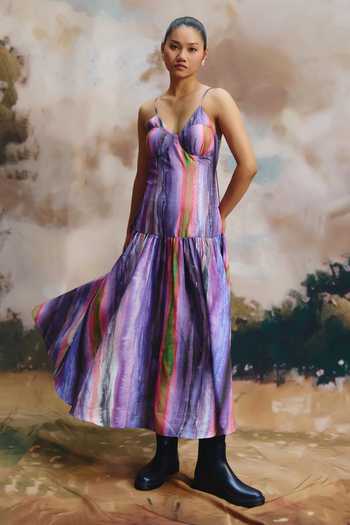 ZiP by Payal & Zinal Mirage Striped Dress 