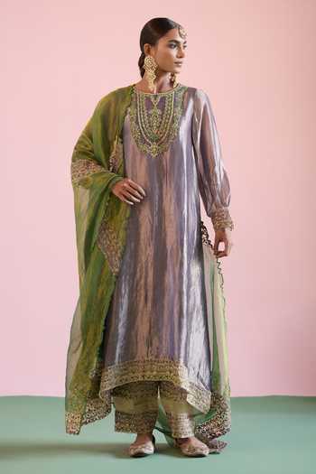 Naaz By Noor Jor Baagh Tissue Organza Kurta Set 
