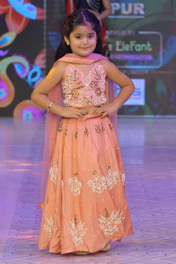 Yuvraani Jaipur Pure Spun Hand Embroidered Lehenga Set 