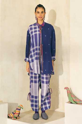 Swatti Kapoor Oliver Checkered Pant 
