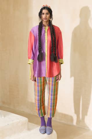 Swatti Kapoor Coco Checkered Pant 