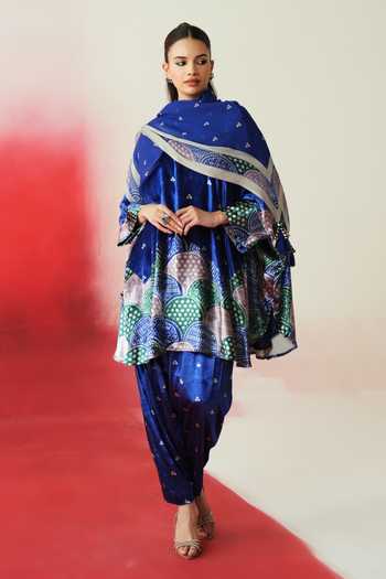 Rainas Printed Kaftan Pant Set 