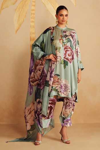 Rainas Skylora Printed Kurta Pant Set 