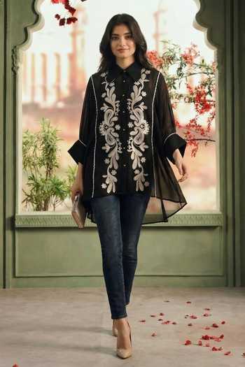 Seams Pret And Couture Liora Embroidered Shirt 