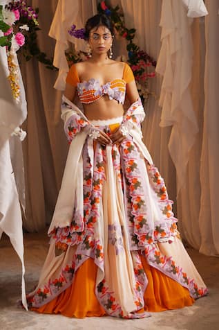 Shwetanga Embroidered Lehenga Set 