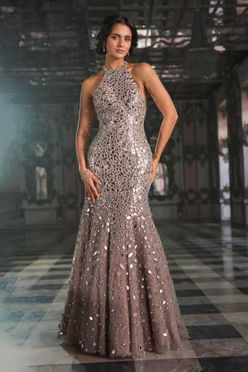 Seema Gujral Mirror Work Gown