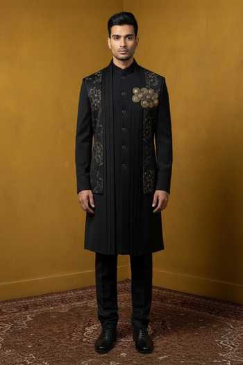Tajiri Hand Embroidered Jacket & Kurta Set 