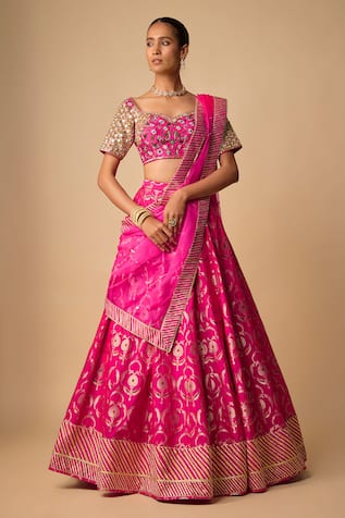 Neha Khullar Mukaish Work Lehenga Set 