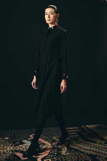 Shimona Noire Midi Dress 