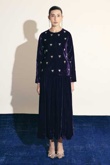Shimona Imperial Bow Jacket & Skirt Set 