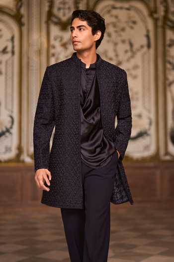 Seema Gujral Embroidered Sherwani With Kurta Set 