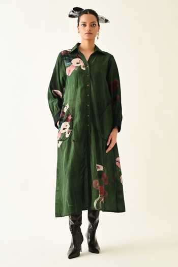 OFRIDA Mossfield Whim Midi Dress 