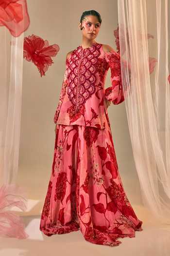 Sachkiran Bimbra Printed Kurta & Skirt Set 