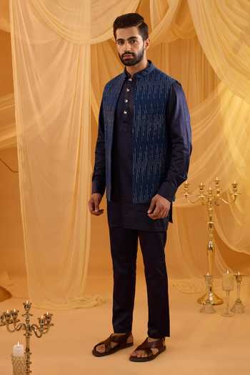 Spring Break Georgette Sequin Embroidered Bundi Set 