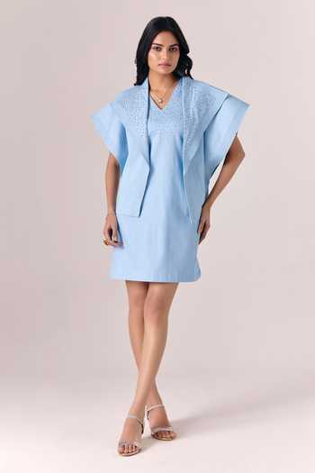 Savaaya Denim Jacket & Dress Set 
