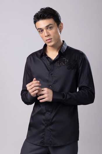 Label Shristi Chetani Tonal Embellished Shirt 