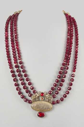SALIL BHATIA Semi Precious Stone Handmade Mala 