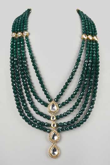 SALIL BHATIA Handmade Semi Precious Stone Layered Mala 