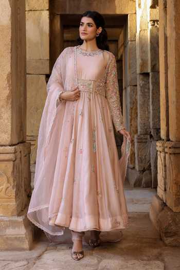 Label Niti Bothra Embroidered Anarkali & Churidar Set 