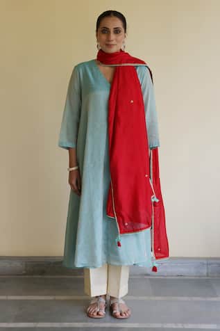 Apeksha Jain Label Saanjh A-Line Kurta Set 