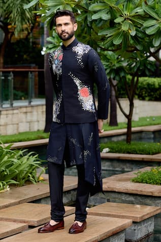 Sahil Kochhar Kratigya Embroidered Bundi 