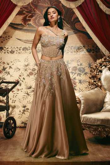 Roqa Minerva Embroidered Blouse & Lehenga Set 