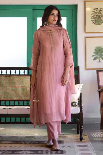 Trendy Tokari Embroidered Kurta Set 