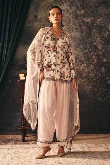 Mani Bhatia Nyra Floral Print Jacket Set 