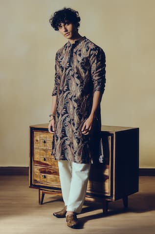 Studio 113 Paisley Print Bela Kurta 