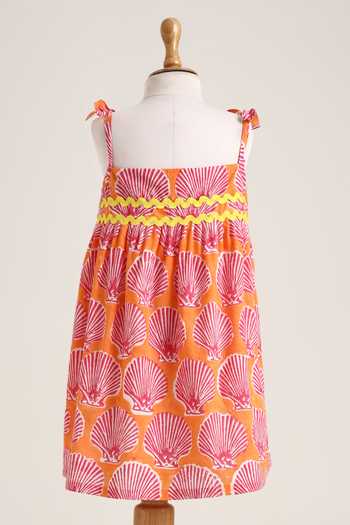 MINIME ORGANICS Shell Print Cotton Dress 