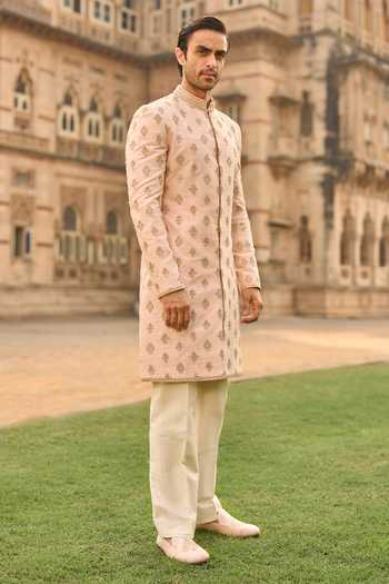 Seema Gujral Dori Embroidered Sherwani Set