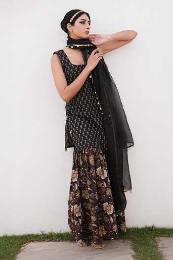 Gulabo Jaipur Samira Printed Kurta Sharara Set 