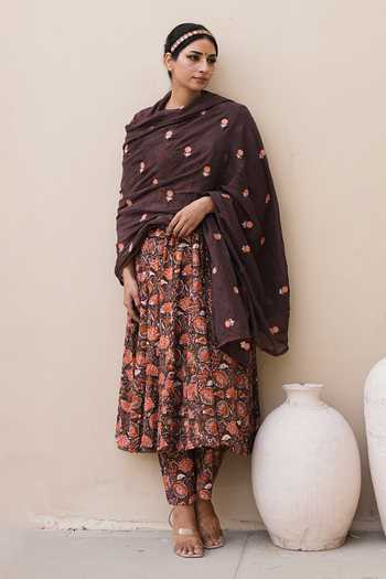 Gulabo Jaipur Arwa Flower Print Anarkali Set 