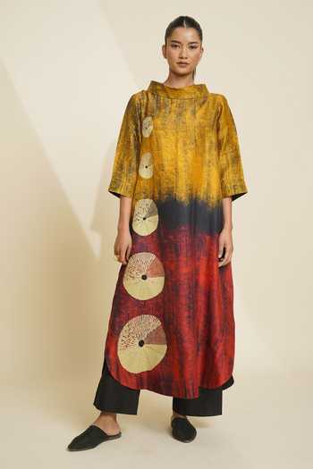 Taika By Poonam Bhagat Embroidered Printed Kurta & Pant Set 