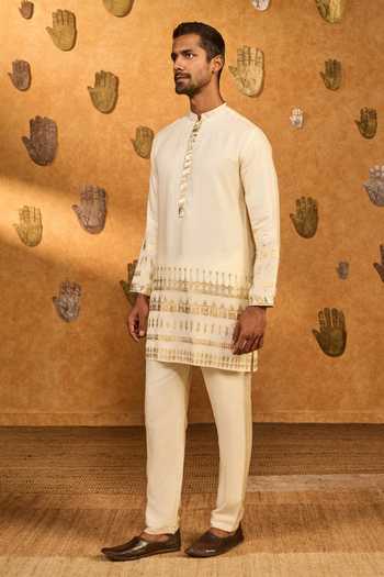 Masaba Midas Touch Foil Print Kurta Set 