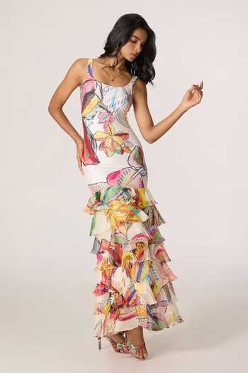 Saaksha & Kinni Greta Floral Pattern Dress 