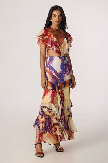 Saaksha & Kinni Marieya Printed Skirt 