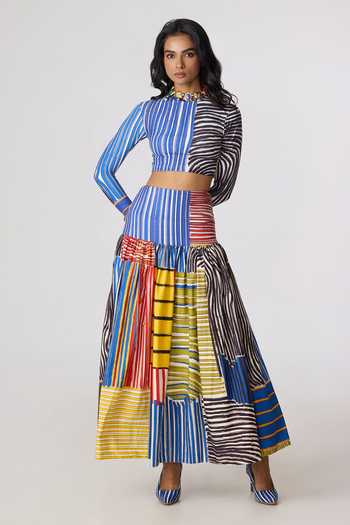 Saaksha & Kinni Zavi Printed Blouse 