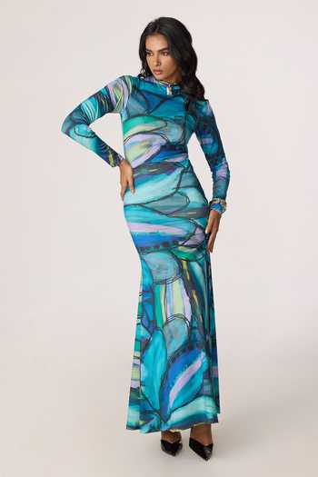 Saaksha & Kinni Lana Print Dress 