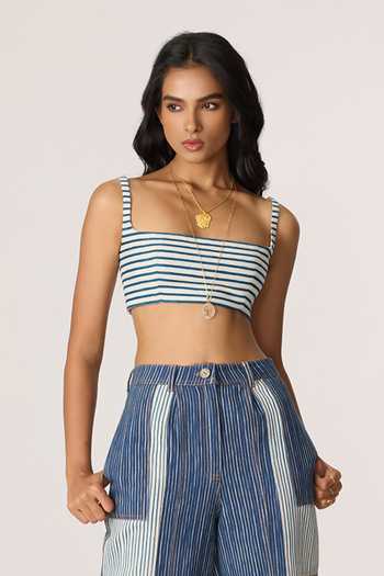 Saaksha & Kinni Joyce Denim Bustier 