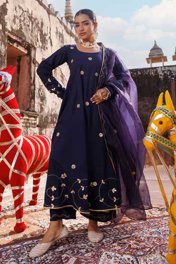 Bannhi By Priyanka Rathore Embroidered Anarkali Set 
