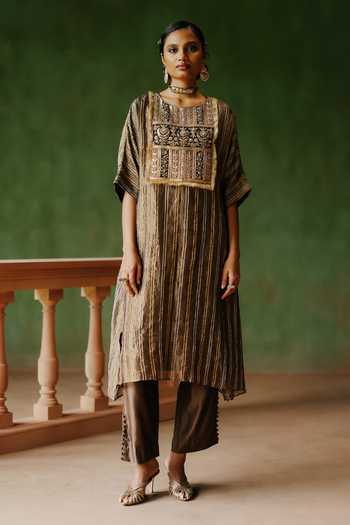 Alam By Tulsi Patel Heer Embroidered Kurta & Pant Set 