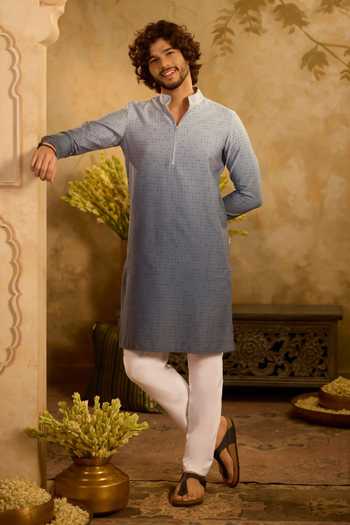 Zazu Mist Ombre Kurta & Pant Set 