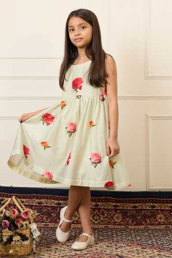 Mamma Plz Flower Print Dress 
