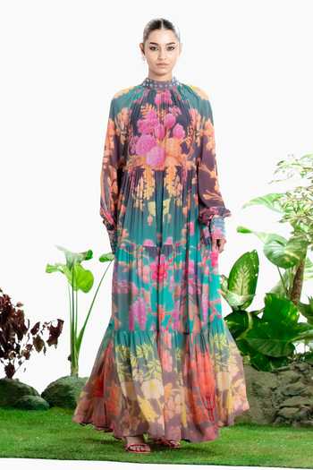 Siddhartha Bansal Moonlight Tier Dress 