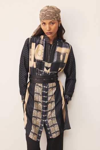 Ritu Kumar Mashrudhari Printed Kurta 