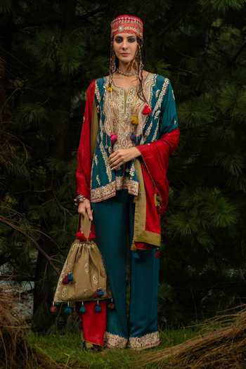Studio Rang by Swati Vanvaasi Embroidered Kurta Set 
