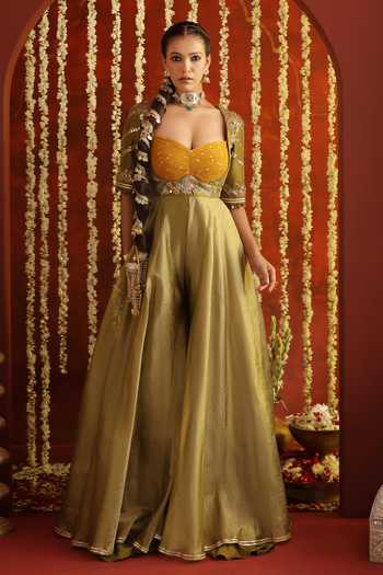Aaroh By Dolly Sunehri Saanjh Jumpsuit 