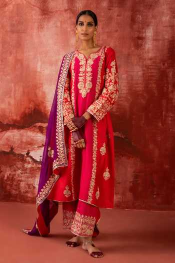 Studio Rang by Swati Laal Joda Embroidered Kurta Set 